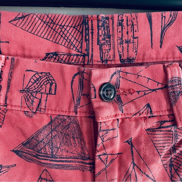 Polo Ralph Lauren Men's Pink & Blue Boat Print Classic Fit 9 Shorts Size 32 - Picture 5 of 12